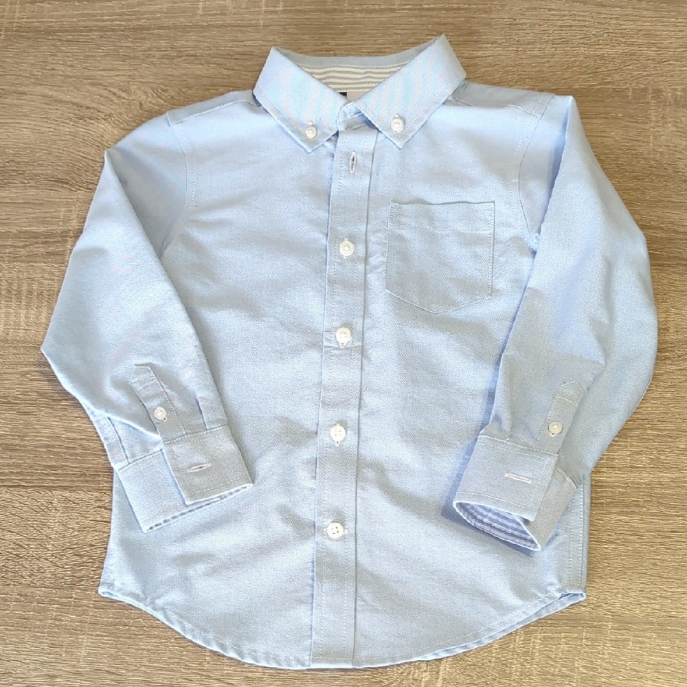Gymboree Light Blue Button-Down Shirt for Kids